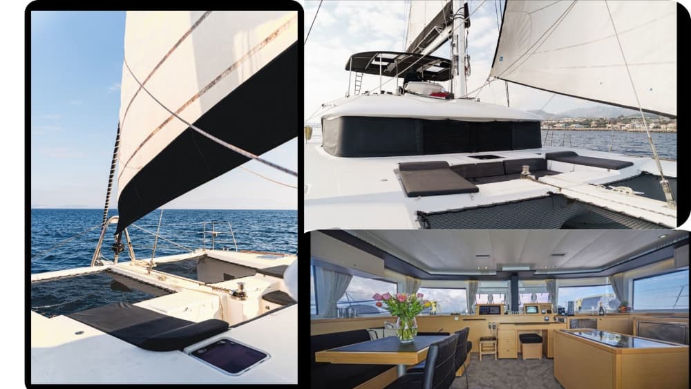 Catamaran Lagoon 500 - Morning or Evening Mykonos Cruise to Delos & Rhenia Island