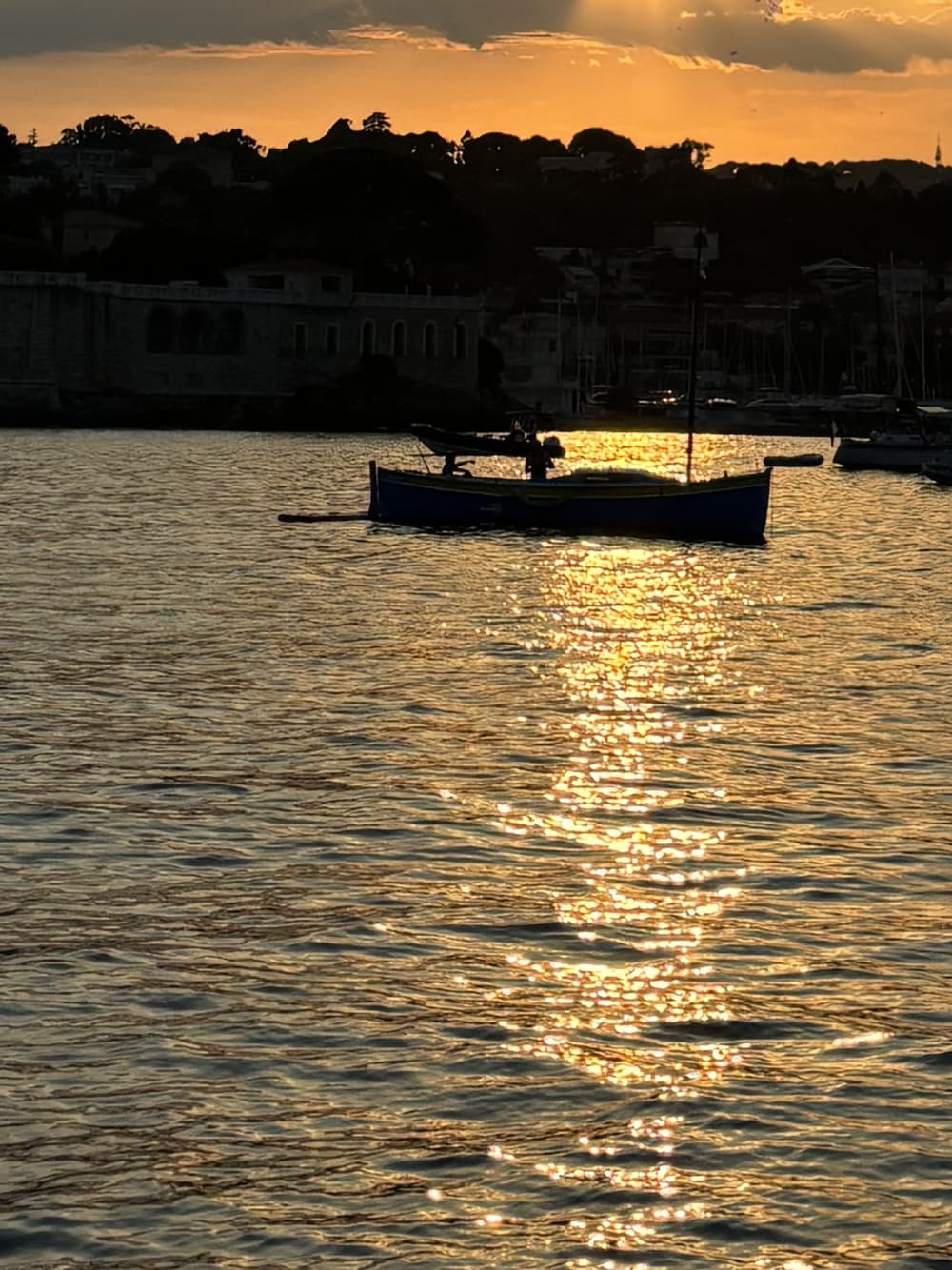 Coucher de soleil à Villefranche-Baie et au Cap Ferrat