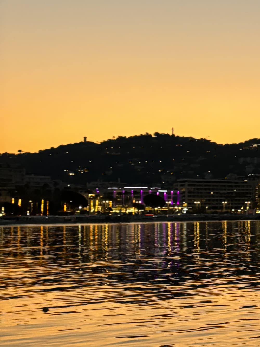 Coucher de soleil à Villefranche-Baie et au Cap Ferrat