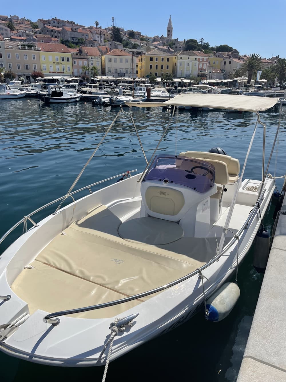 Un giorno a Lussinpiccolo in motoscafo