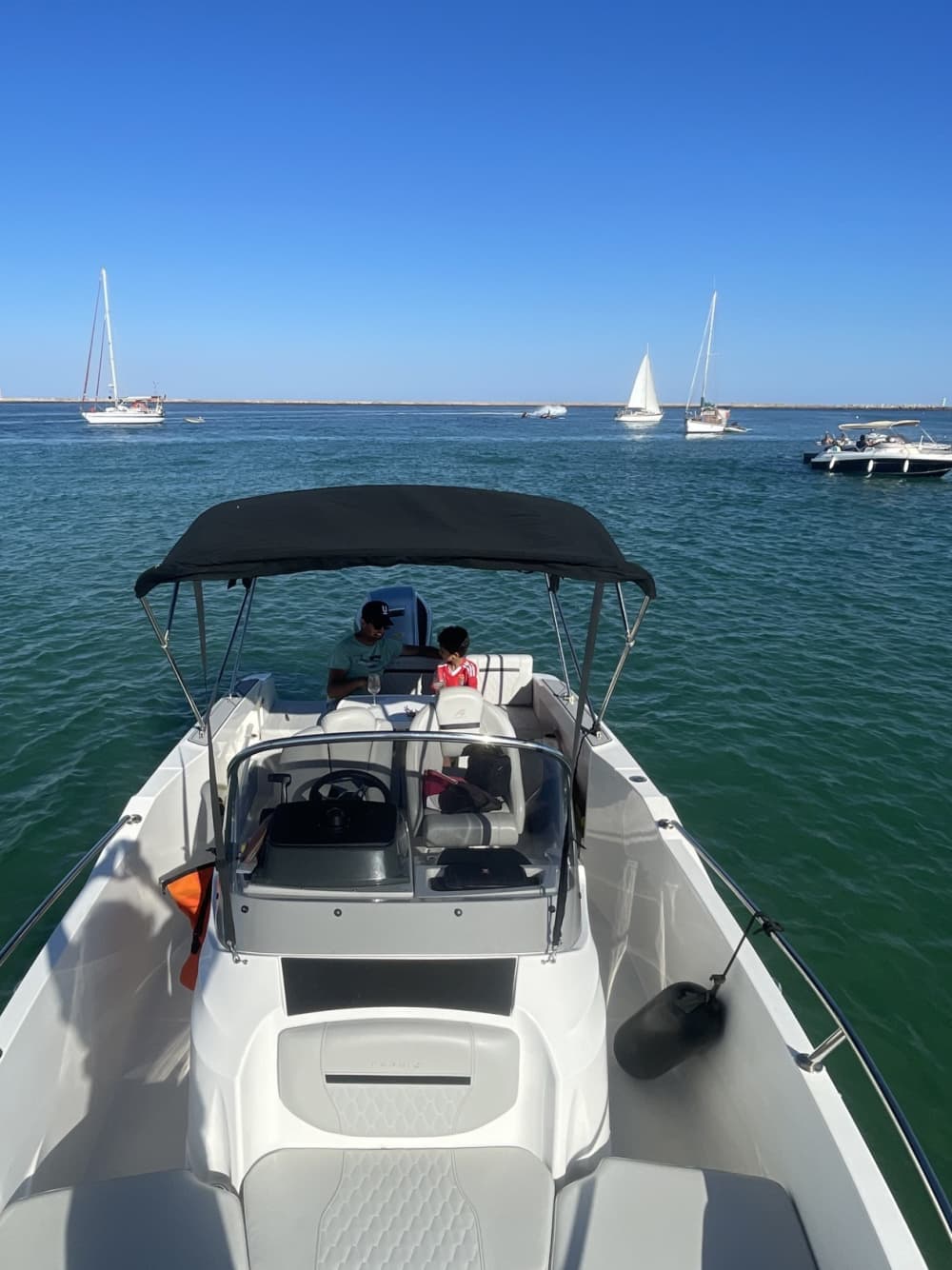 Discover Faro on a full-day motorboat trip