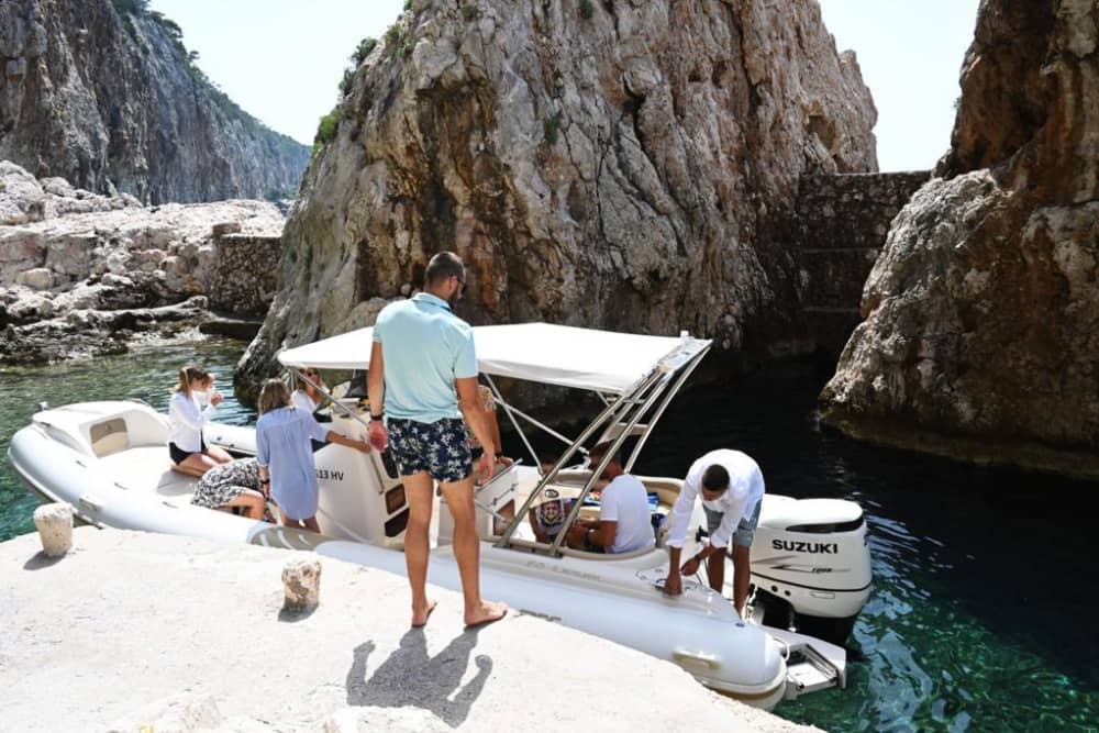 Lado sul da ilha de Hvar e das ilhas Pakleni