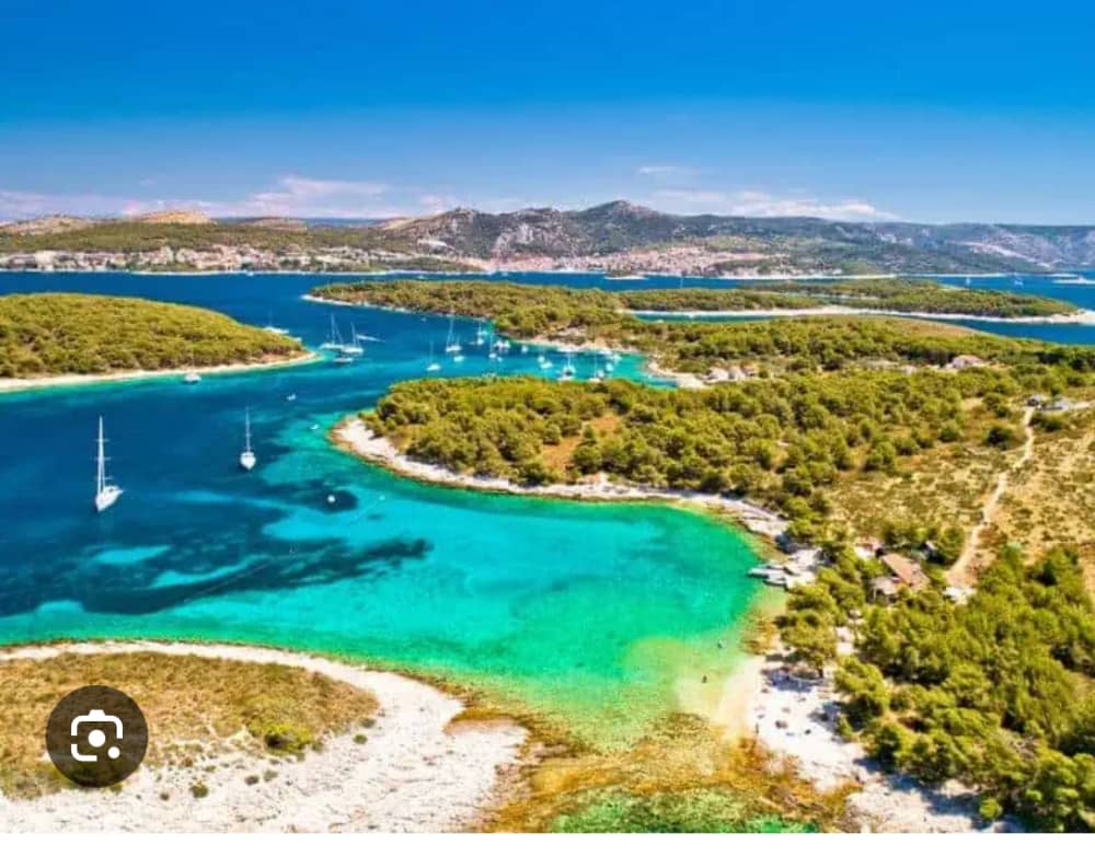 Lado sul da ilha de Hvar e das ilhas Pakleni