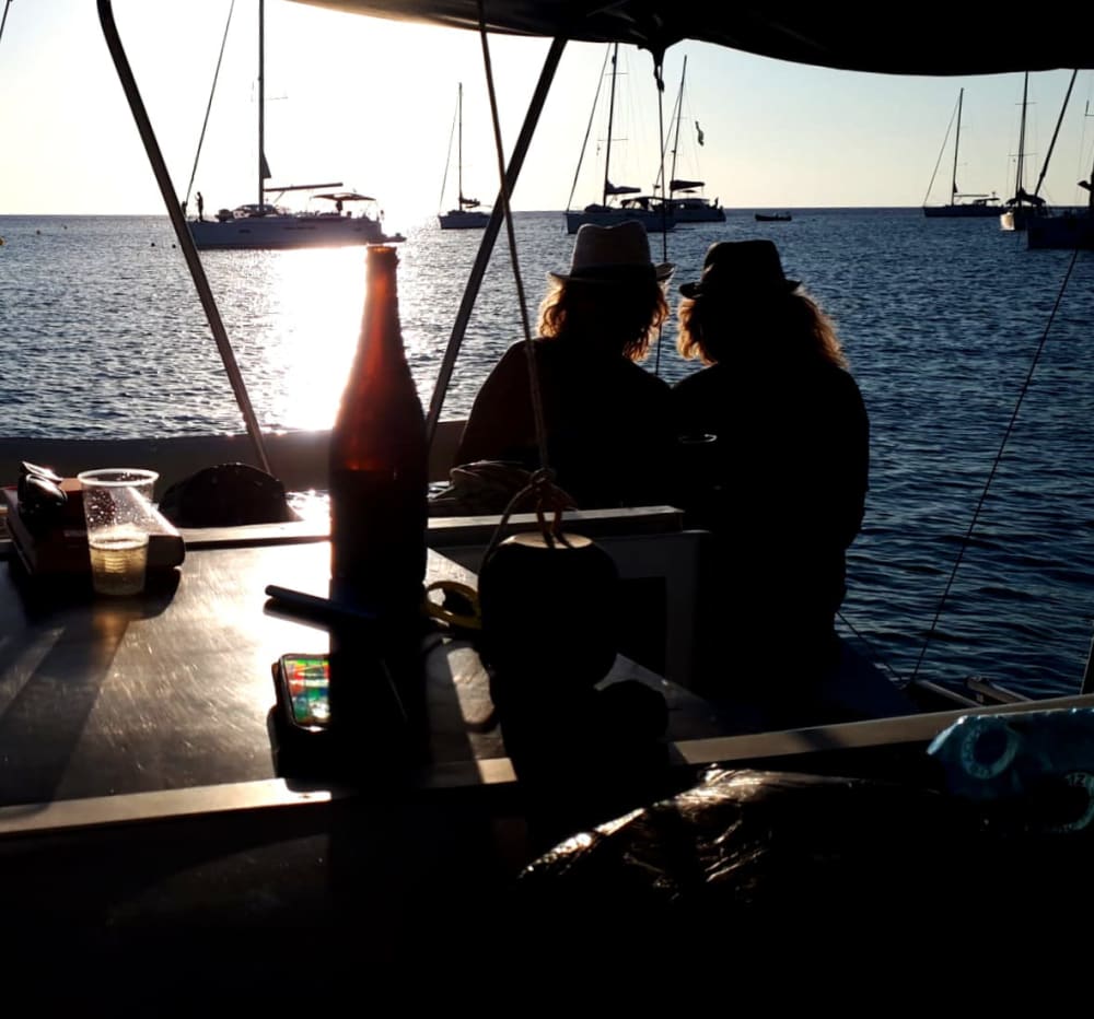 Tramonto a Formentera: tour privato in catamarano al tramonto