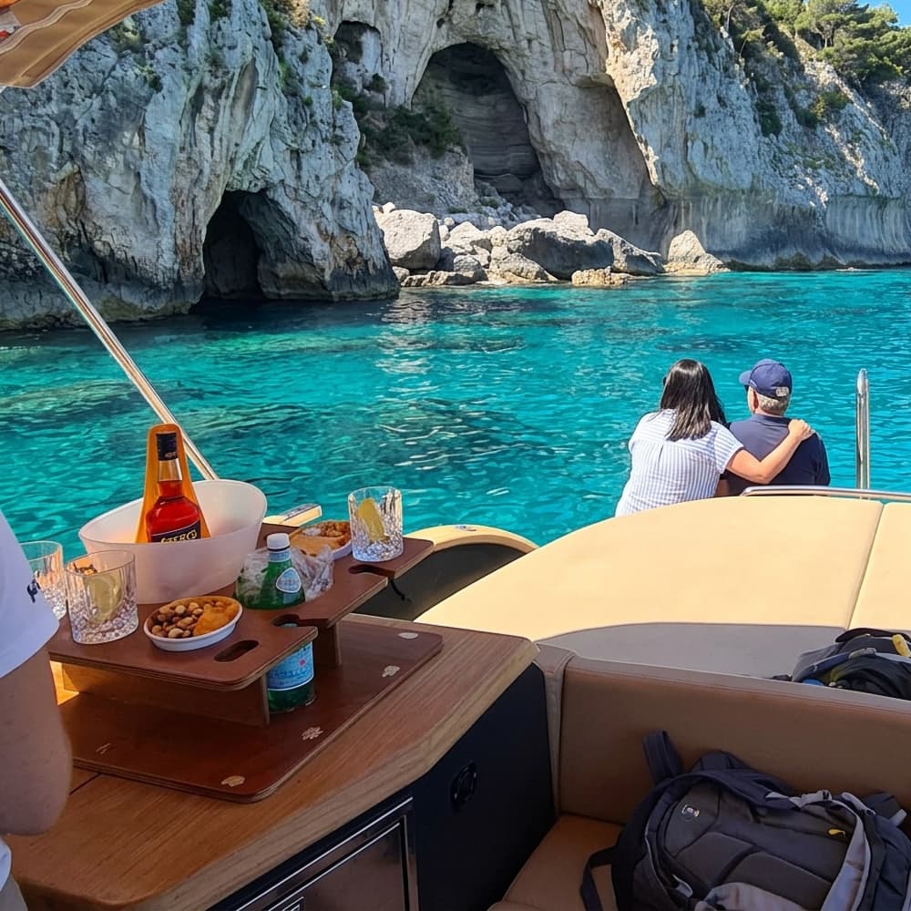 Ultimate Half-Day Cruise to Capri or Amalfi Coast with Aperitivo