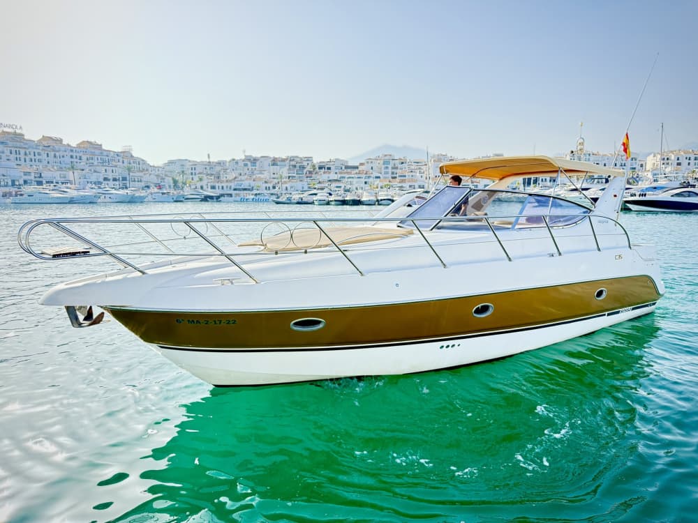 Unrivaled Puerto Banús, Marbella views: A world-class day on a motor yacht