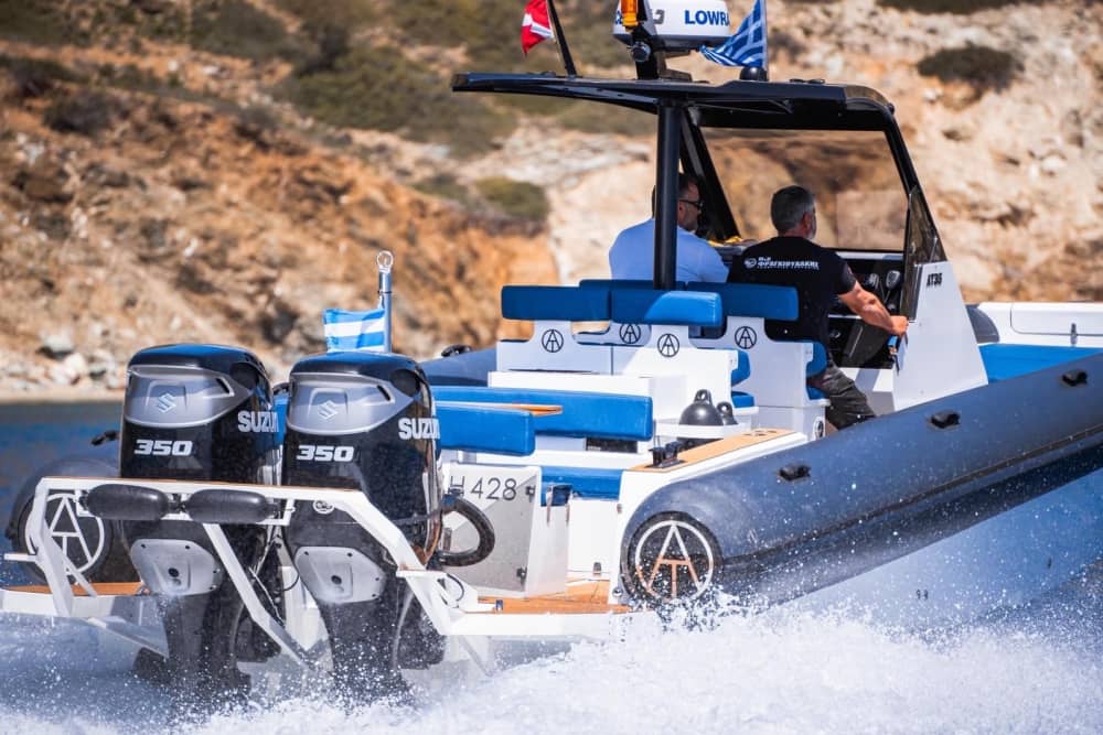 Genießen Sie 8 Stunden auf einem Motorboot in Heraklion