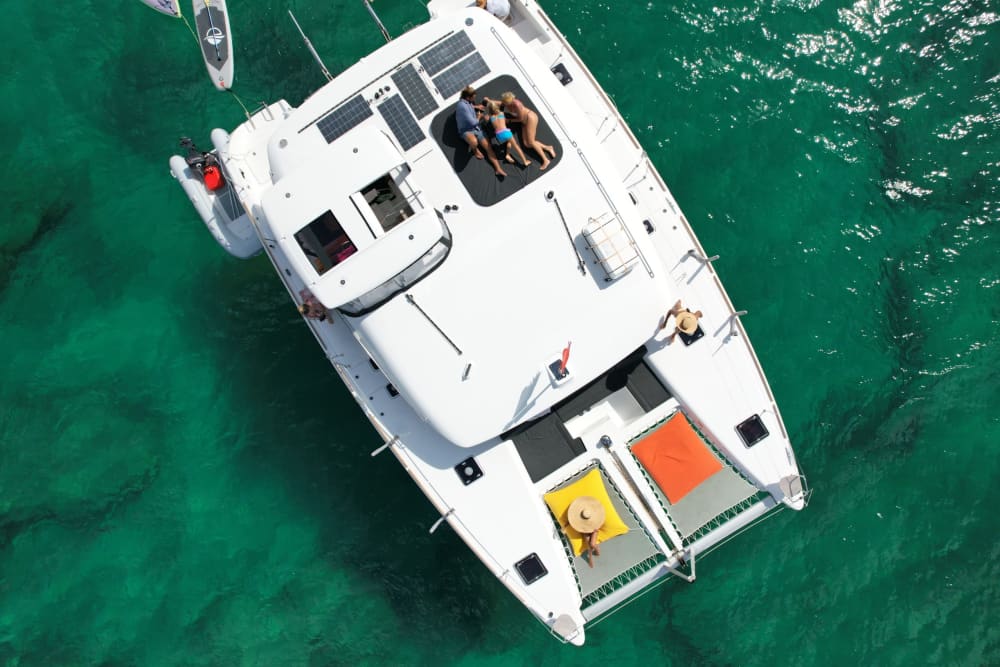 Passeio de um dia inteiro de catamarã em Saint Martin