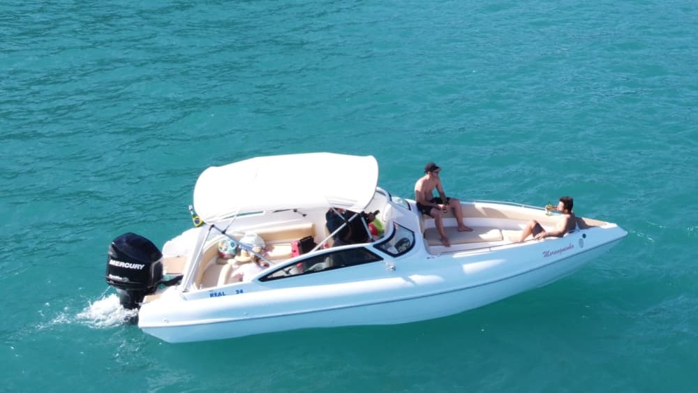 Beleef Angra dos Reis als nooit tevoren vanaf een motorboot.