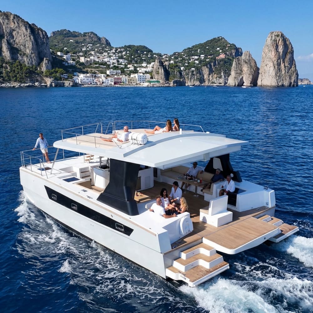 Elite Capri Escape: Cruise, Free Bar, Brunch and Free Time on Land for Shopping