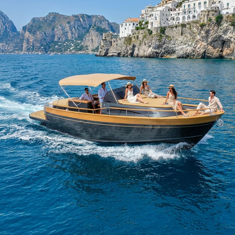 Full Day To Capri by Boat from Sorrento + Temporary  Disembarking to visit the City Center