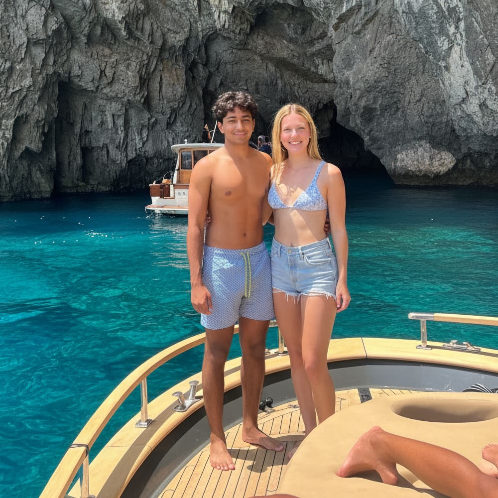 Full Day To Capri by Boat from Sorrento + Temporary  Disembarking to visit the City Center