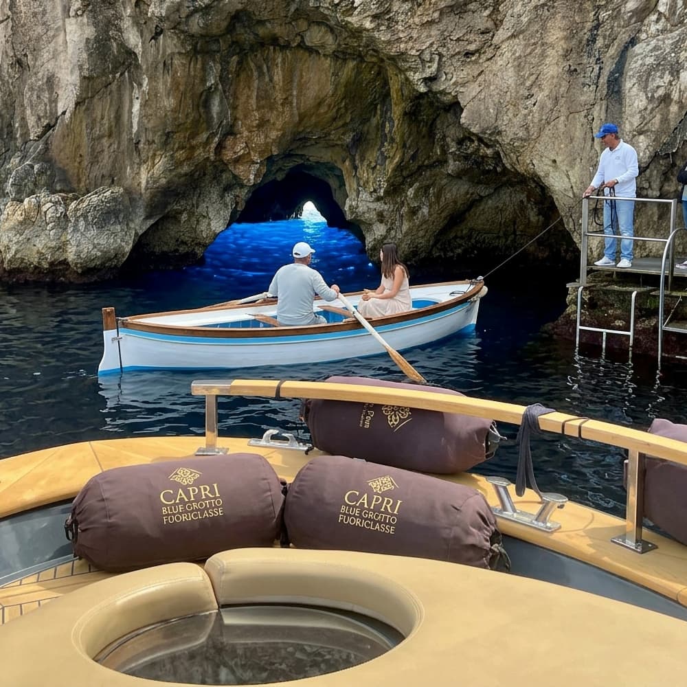 Full Day To Capri by Boat from Sorrento + Temporary  Disembarking to visit the City Center