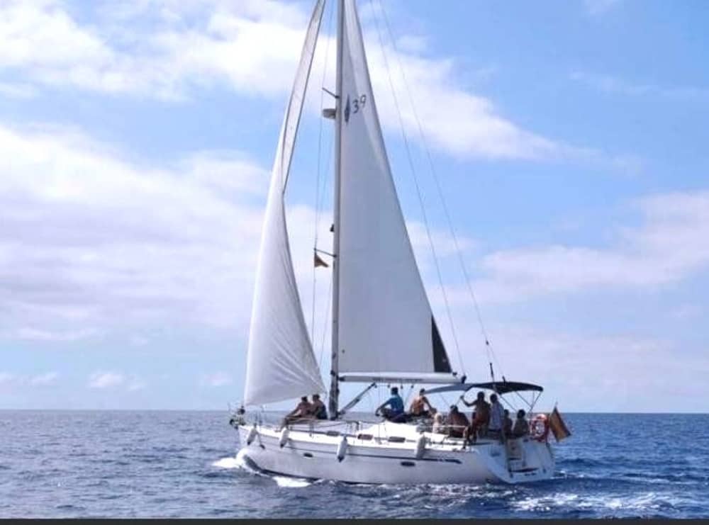 6 Stunden Segeln entlang der Küste von Costa Adeje