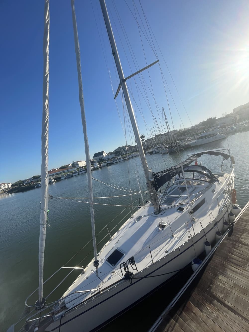 9 uur zeilen langs de kust van Saint-Gilles-Croix-de-Vie