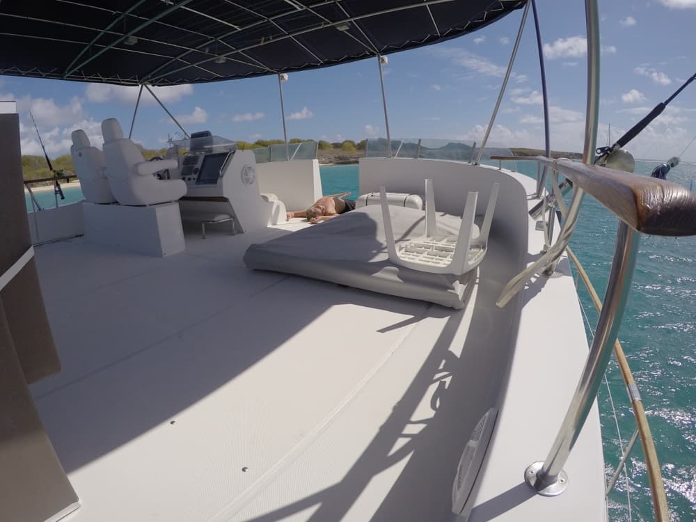 Découvrez Saint-François en catamaran pour une journée complète.