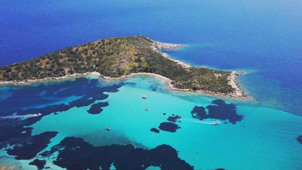 Błękitna Laguna Vourvourou