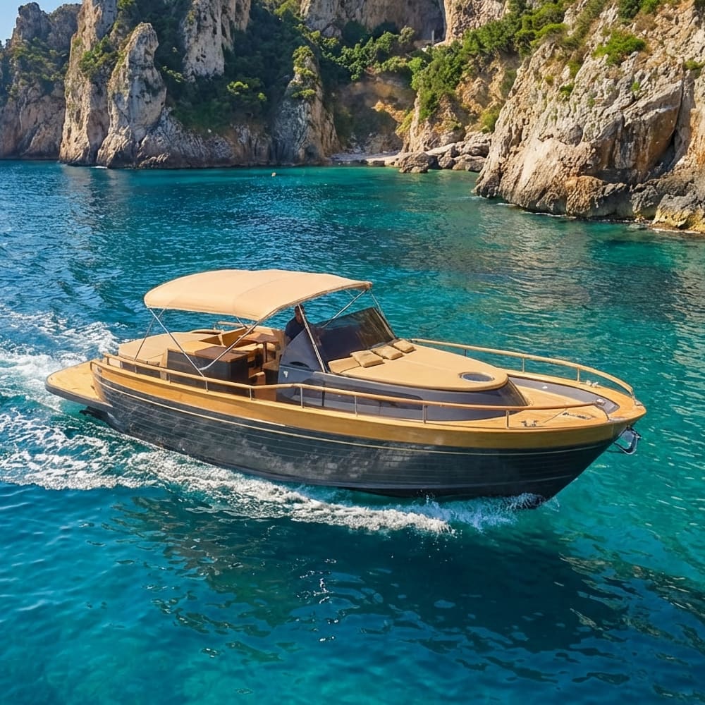 Droomdag op Capri: Exclusieve jachtcruise vanuit Sorrento + 4 uur vrije tijd