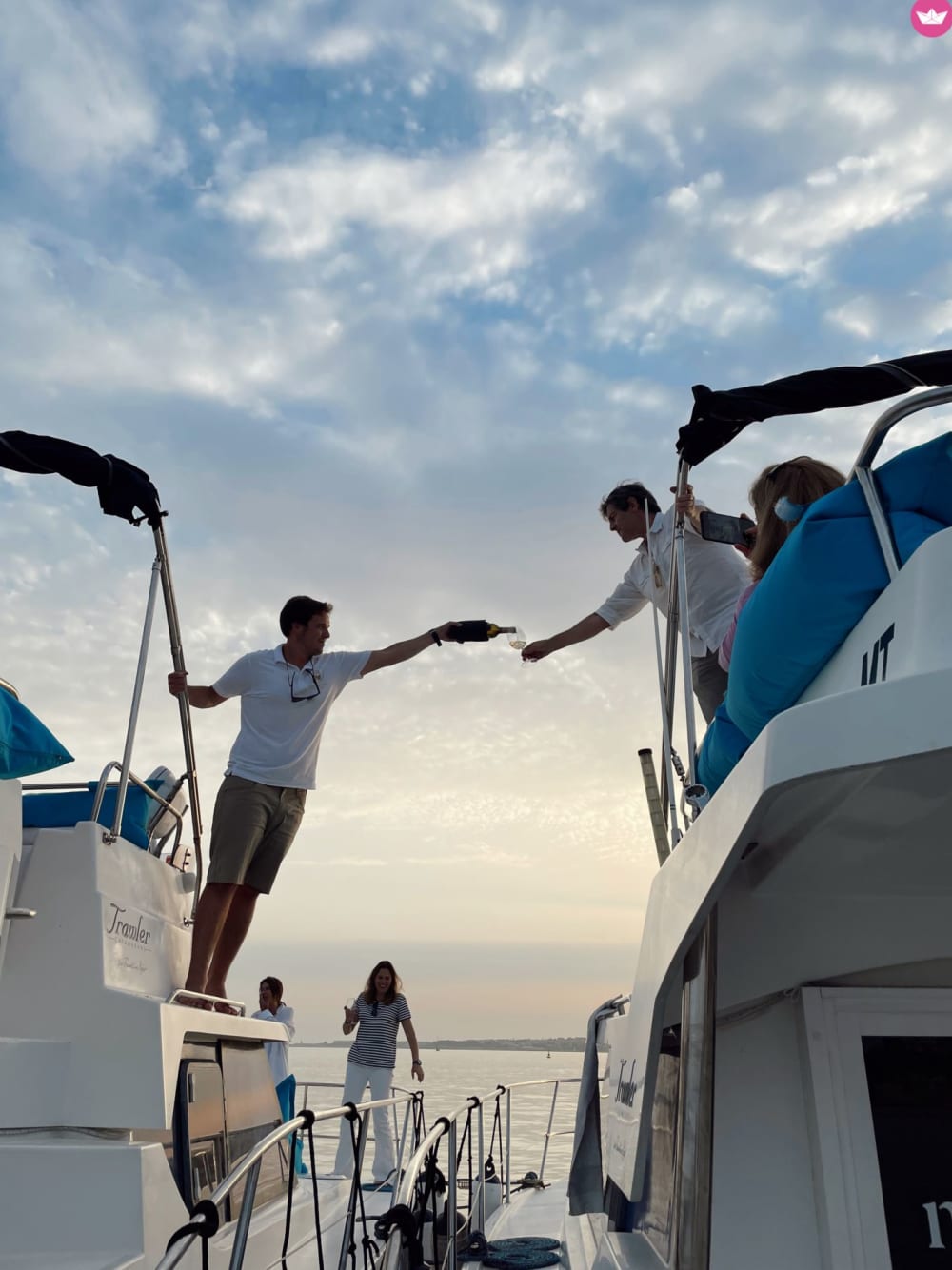 Doublez le plaisir avec un voyage sur DEUX catamarans à Lisbonne