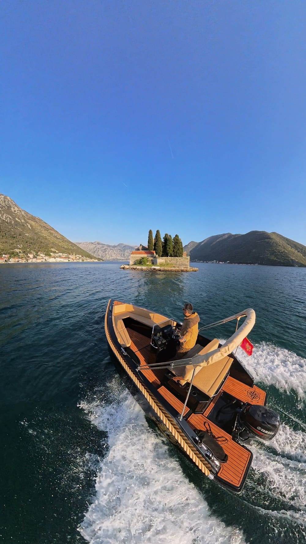2h Private tour- Boka bay, Lady of the rocks visit, Kotor & Tivat Porto Montenegro panoramic