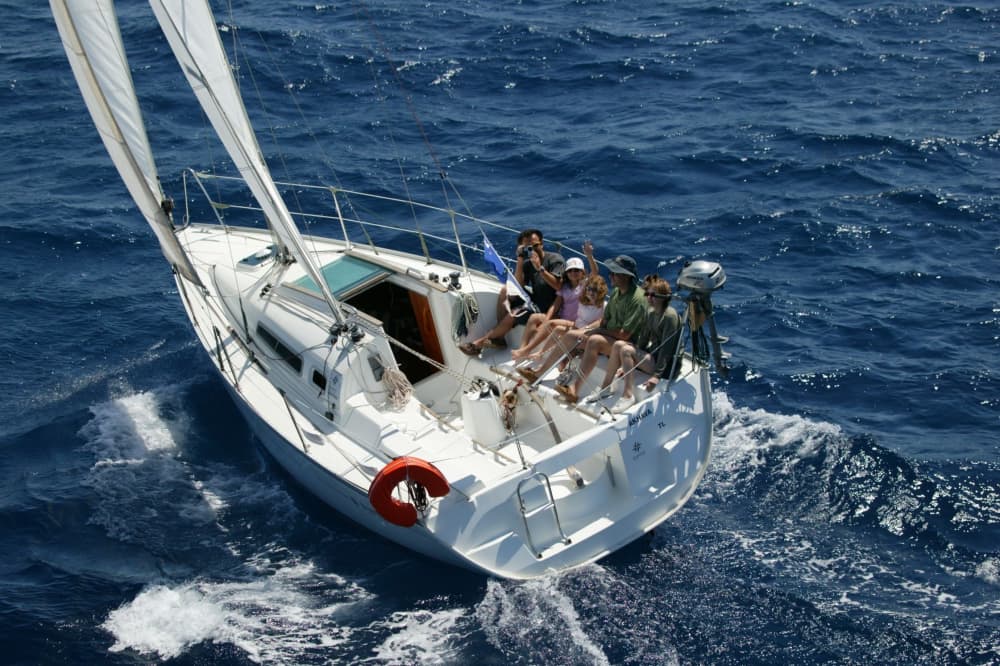 8h of sailing along the coast of Calvi