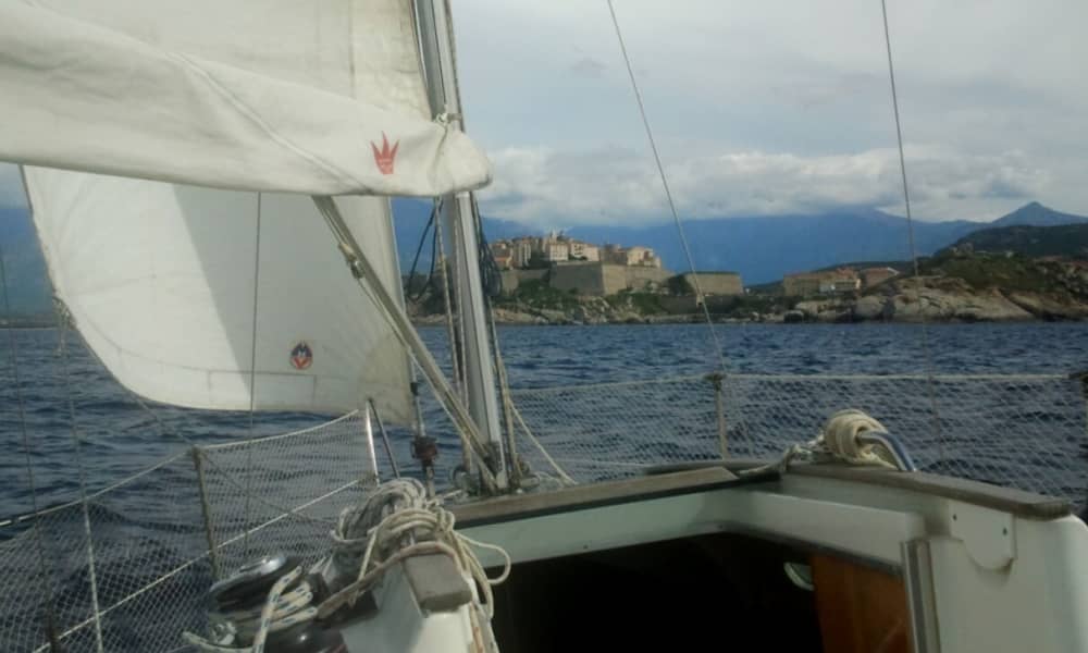 8h of sailing along the coast of Calvi