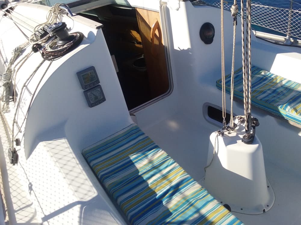 8h of sailing along the coast of Calvi