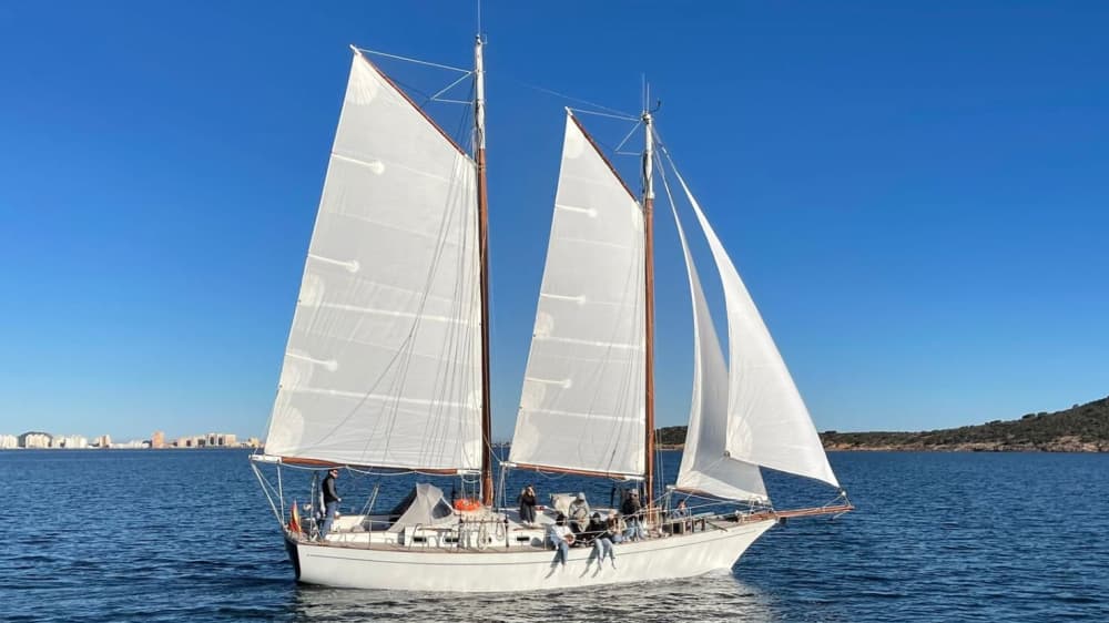10 horas de navegação ao longo da costa de La Manga