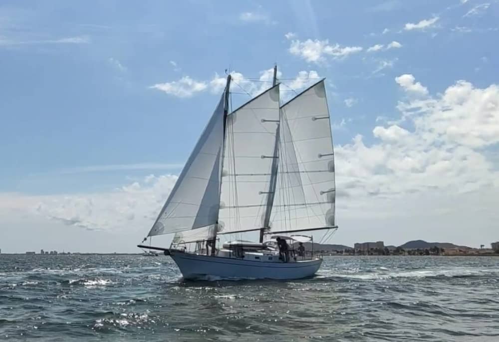 10 horas de navegação ao longo da costa de La Manga