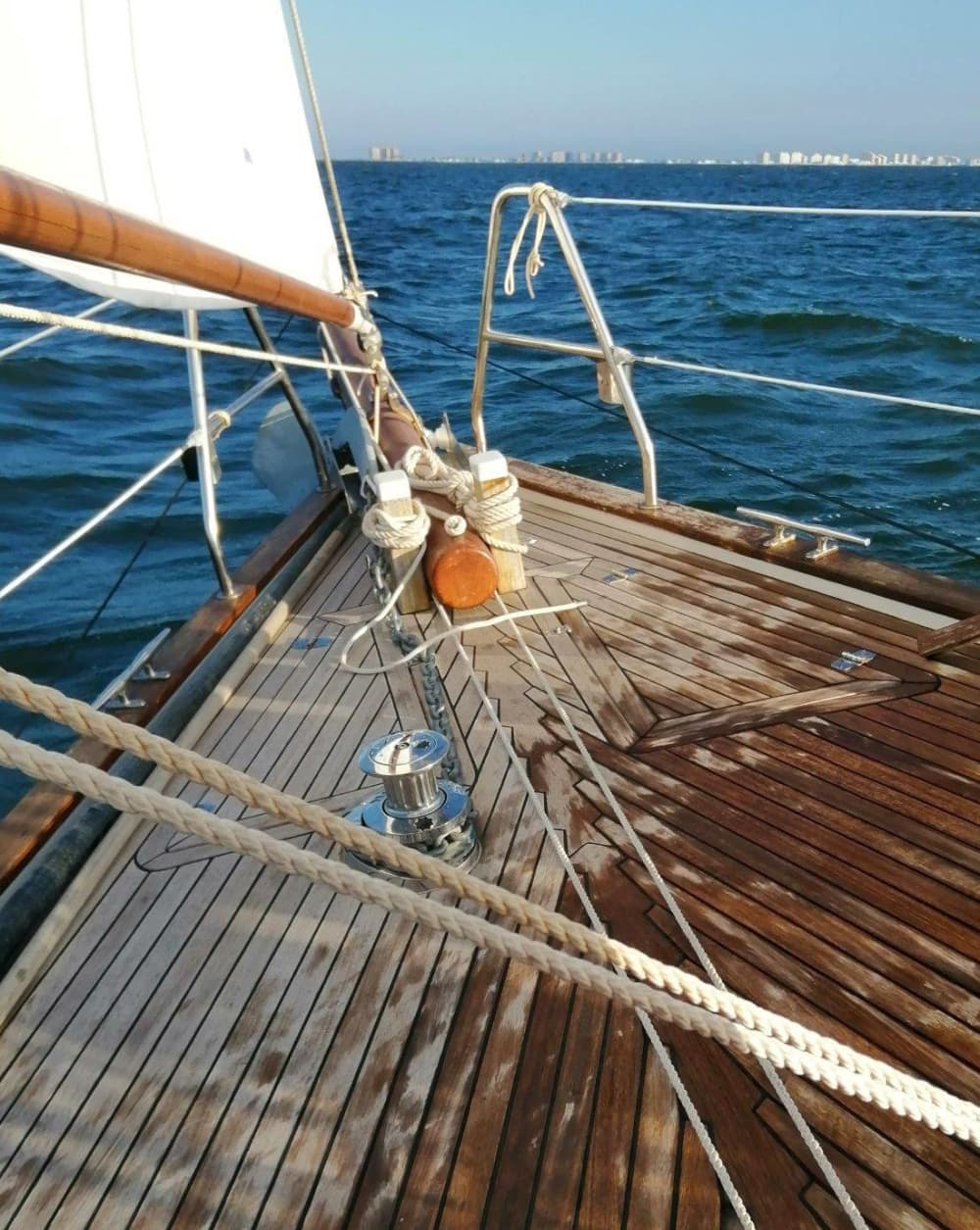 10 horas de navegação ao longo da costa de La Manga