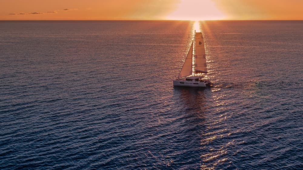 Sea Breeze Escape: Halvdagskatamarancharter i Palma de Mallorca