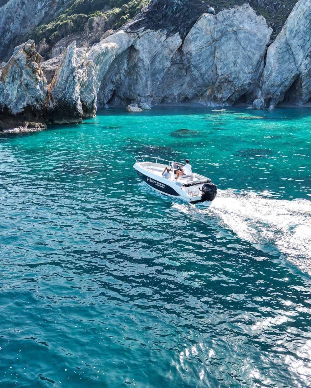 Discover Skiathos: A full day of sun on a motorboat