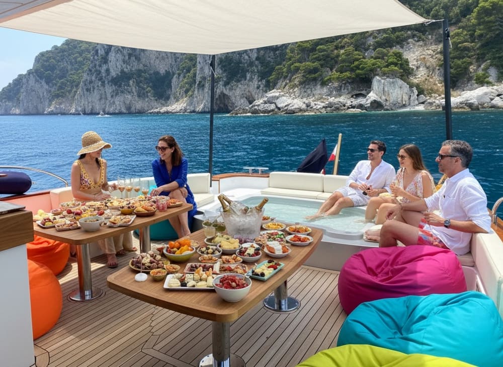 Ultieme Capri-avonturencruise: zeegrotten, schilderachtige kustlijn en vrije tijd