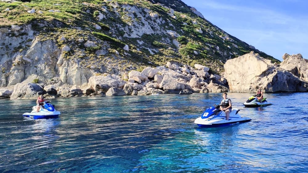 Jetski-tour in Es Vedra