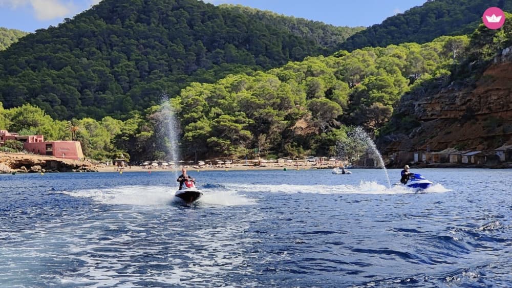 Begeleide jetski-tour naar Cala Salada