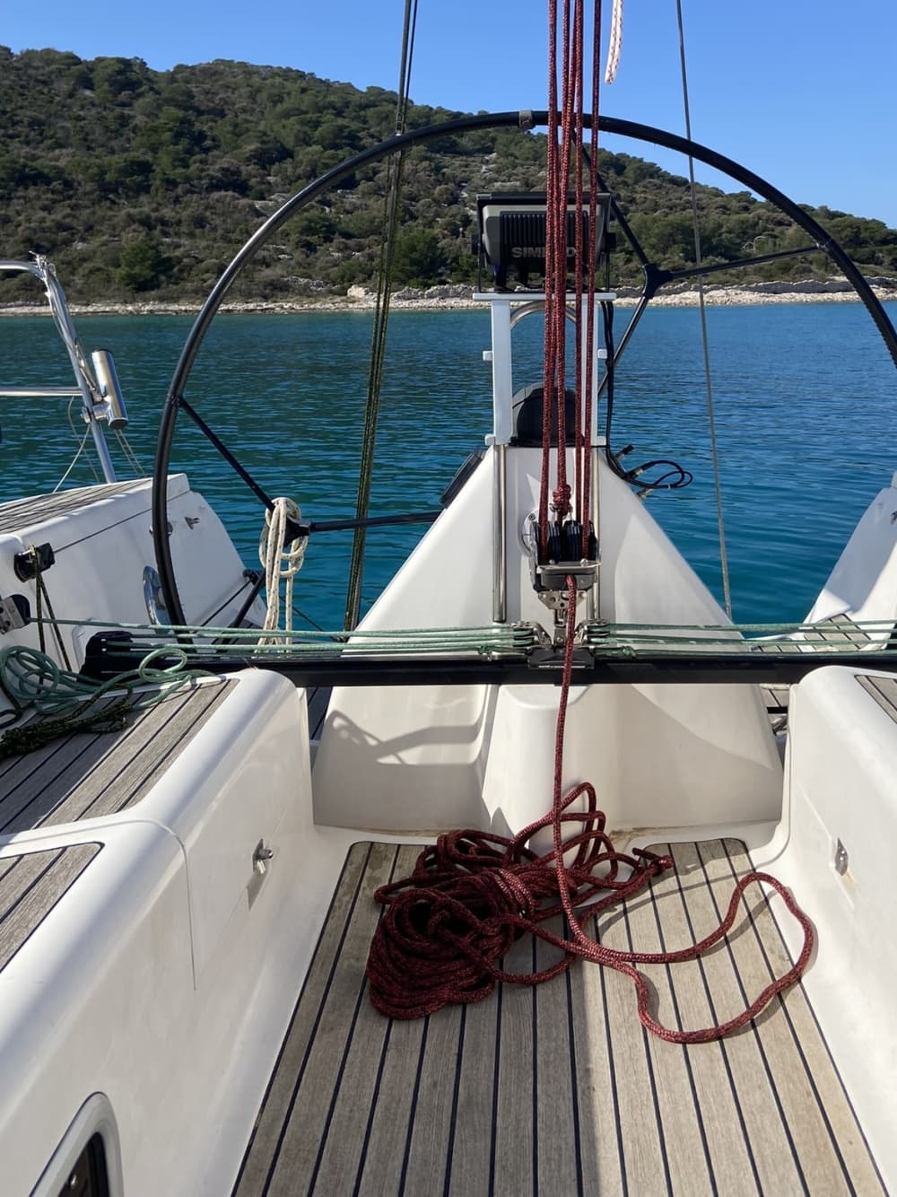 Enjoy a day at sea in Šibenik on a sailboat