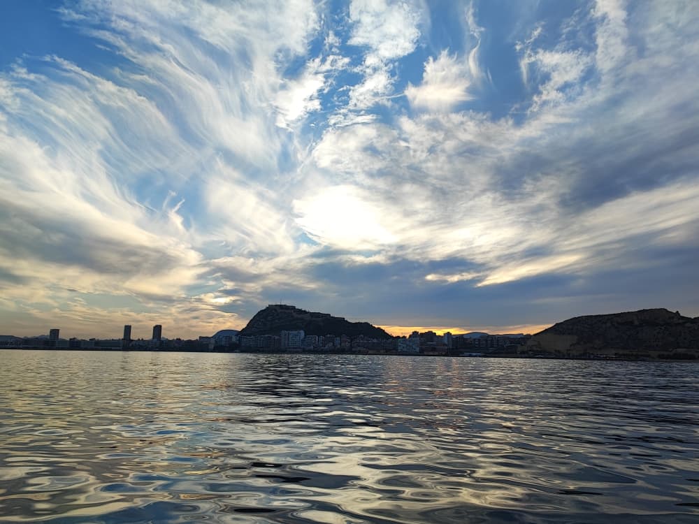 Skipping (4h) atardecer sobre el castillo.