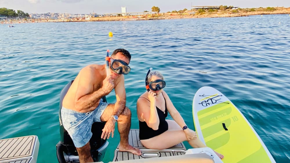 Tour privato in barca a Maiorca con snorkeling e pagaia - 4 ore