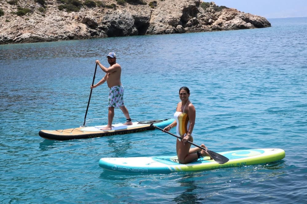 Half-day Catamaran Escape: Discover Rhenia & Delos