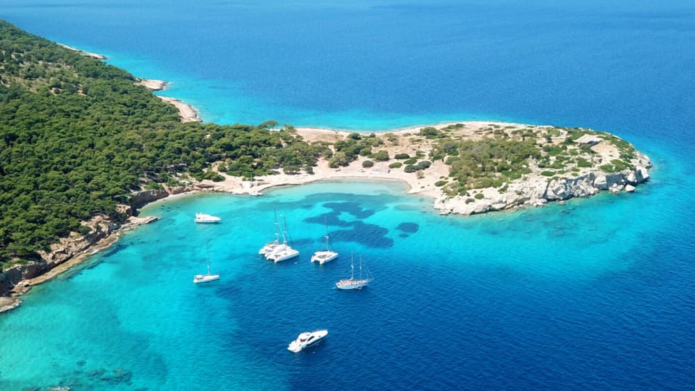 Aegina to Moni & Agkistri | Full-Day Private Yacht Experience