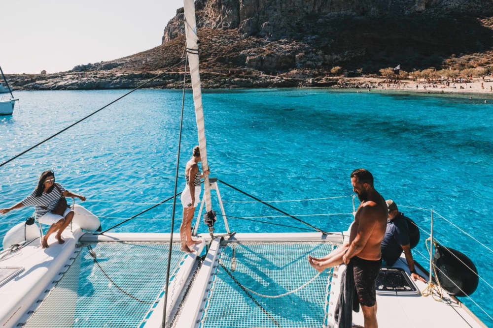 Un día en el paraíso: crucero de día completo a la bahía de Balos y la isla de Gramvousa