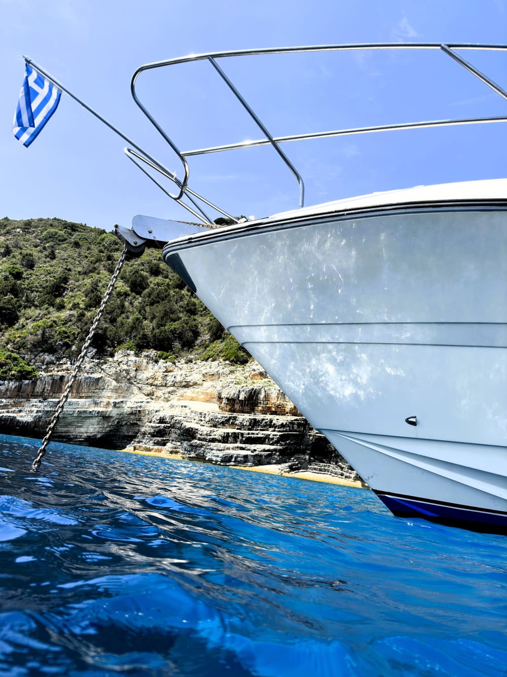 From Corfu to North-East Corfu Coastline, the Costa Costa Cruise: A Private Cruise Across Crystal Clear Waters & Secluded Beaches