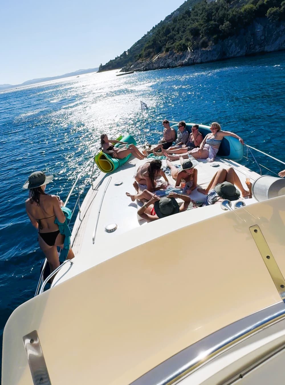 From Corfu to North-East Corfu Coastline, the Costa Costa Cruise: A Private Cruise Across Crystal Clear Waters & Secluded Beaches