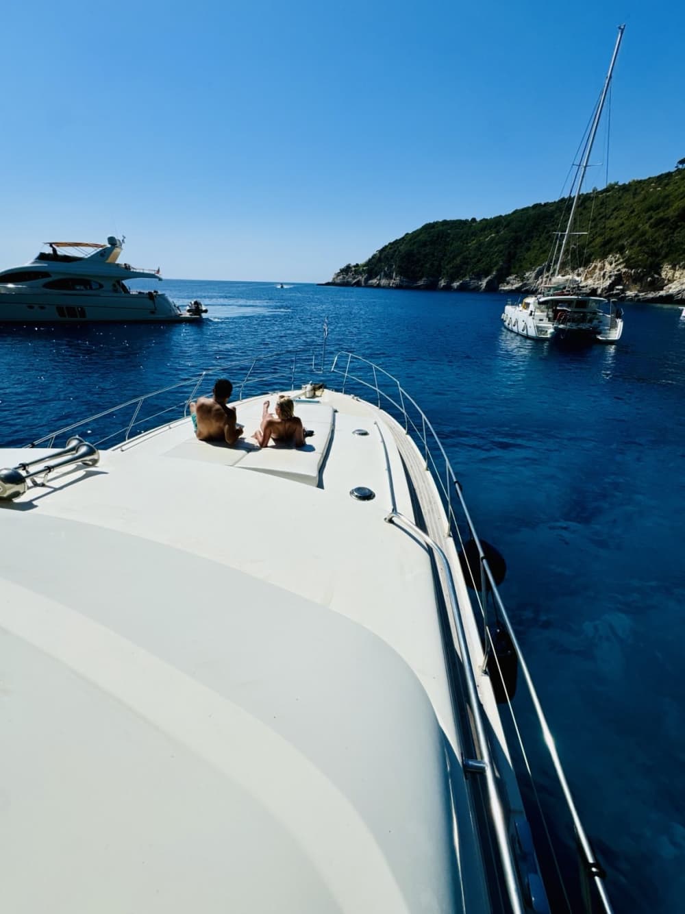 From Corfu to North-East Corfu Coastline, the Costa Costa Cruise: A Private Cruise Across Crystal Clear Waters & Secluded Beaches