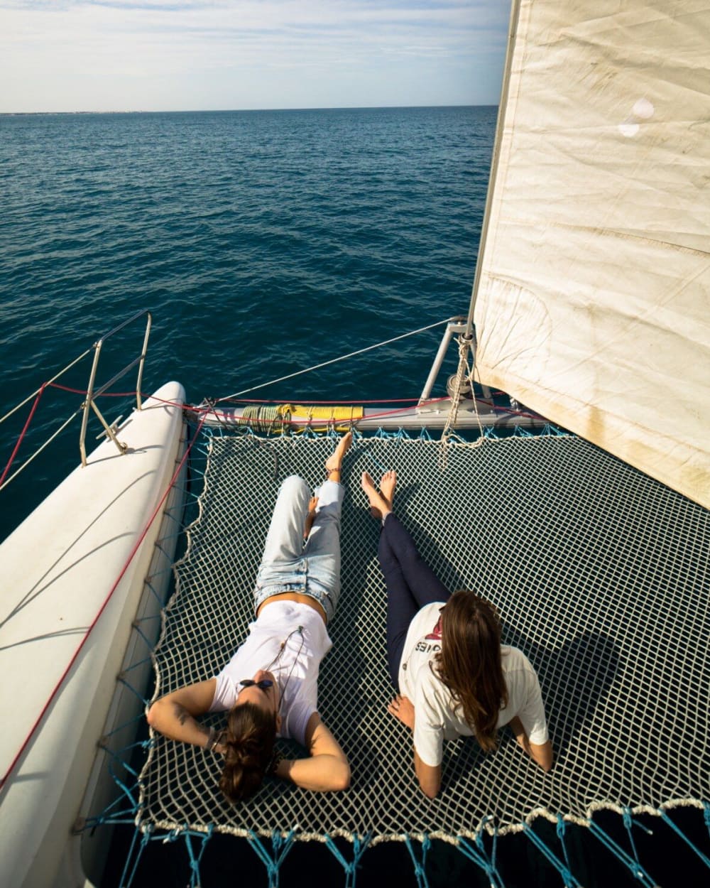 Catamaran tour with SUP