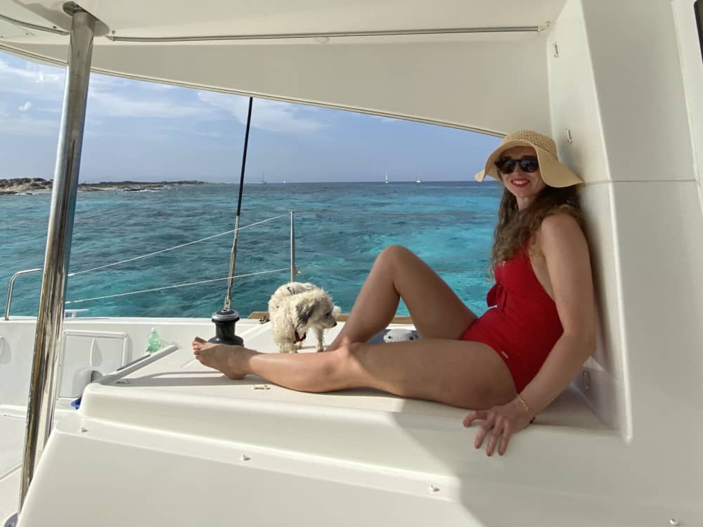 Spend a 8h sailing around Ibiza on a catamaran