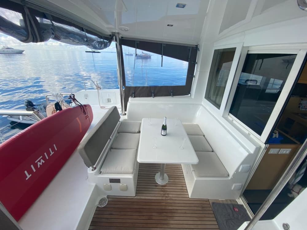 Spend a 8h sailing around Ibiza on a catamaran