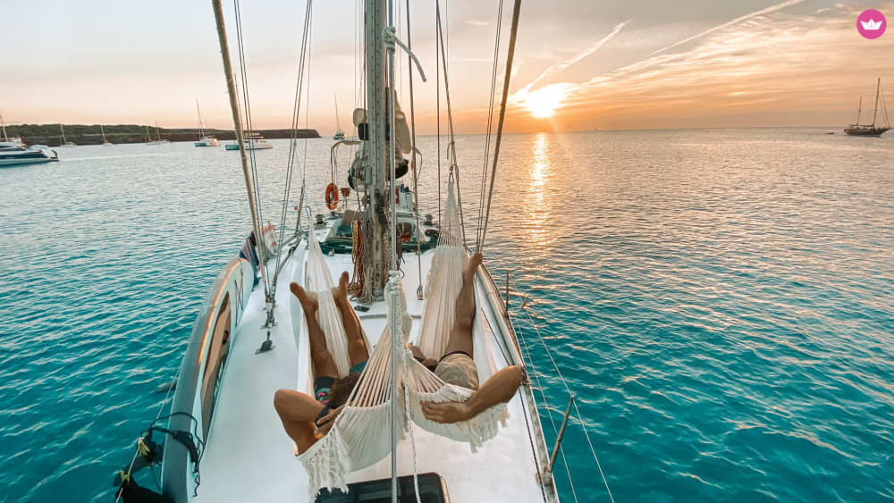 Privé zeilboottocht van Ibiza naar Formentera