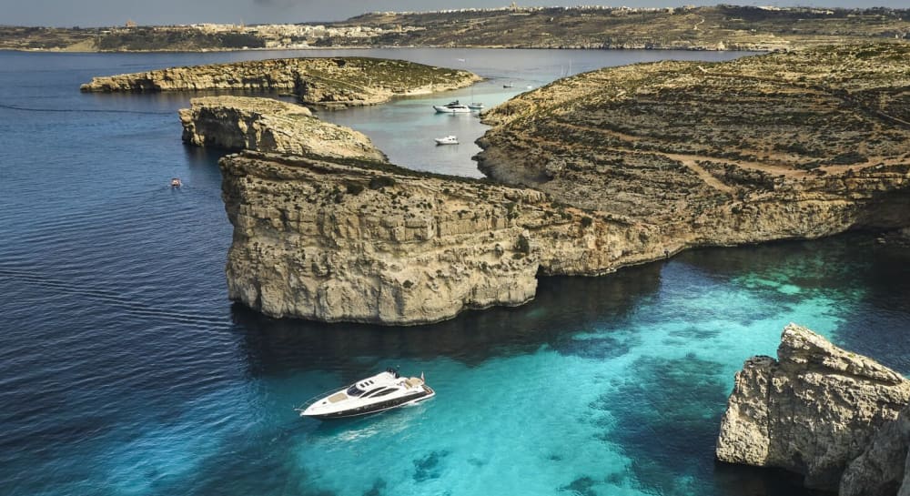 Um dia no mar partindo da marina de Grand Harbour