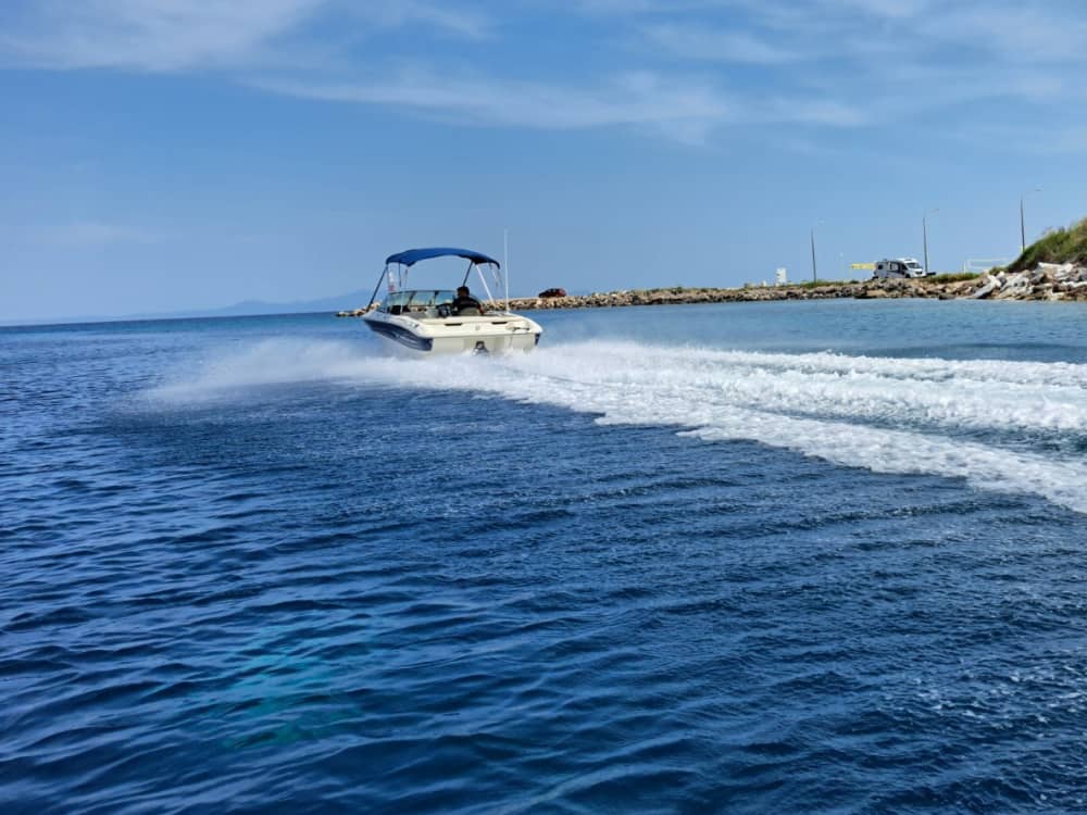 Sail with the Gods: One day to discover Nea Poteidaia on a motorboat